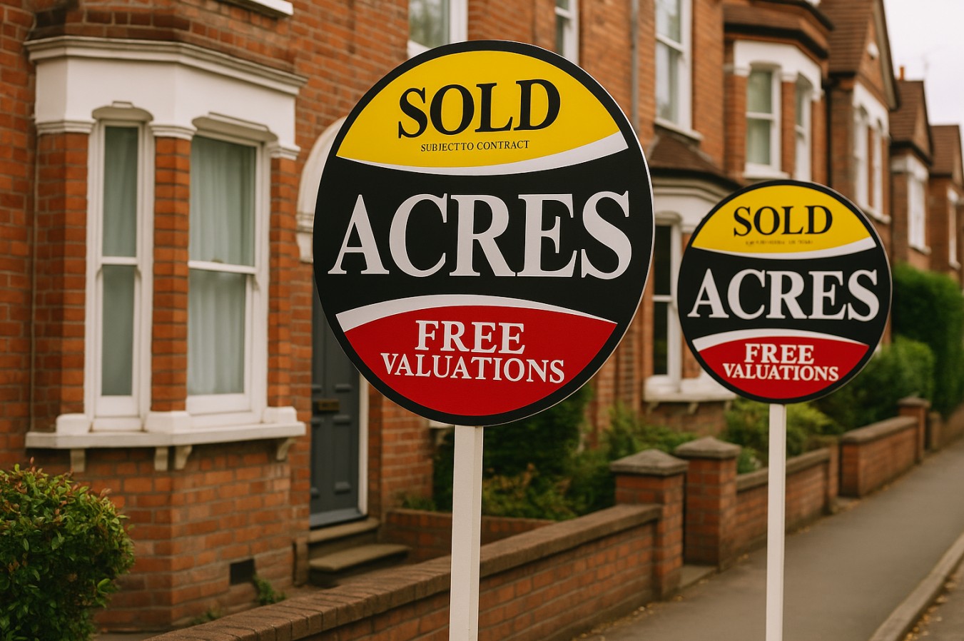 sold boards on a street